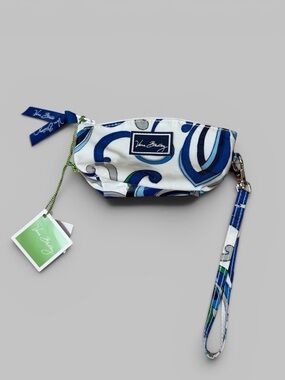 Vera Bradley Mediterranean White Petite Wristlet